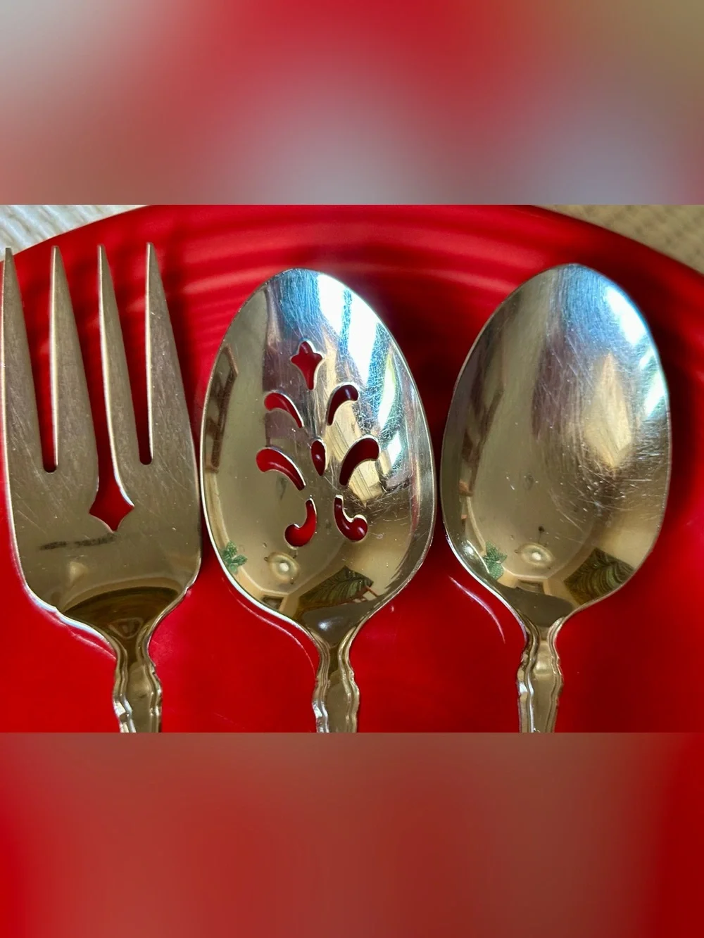 Oneida Satinique Stainless 3-Pc. Serving Set Discontinued Satin Finish
